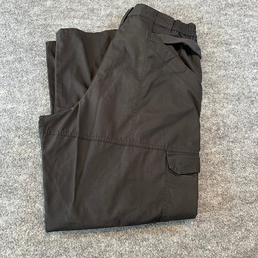 5.11 Tactical Series Mens Cargo Pants Black Size‎ 36x30 Outdoor Workwear